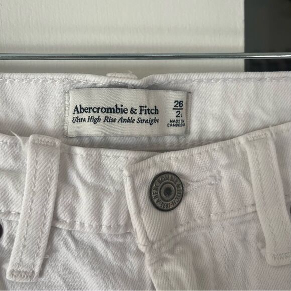 Abercrombie & fitch ultra high rise ankle straight 2/26L - Picture 3 of 5